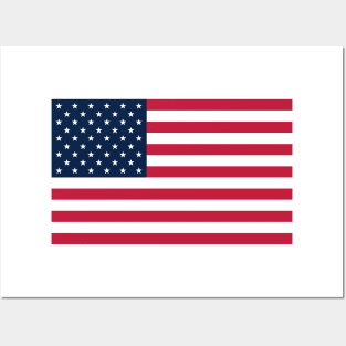 USA Flag Transparent Posters and Art